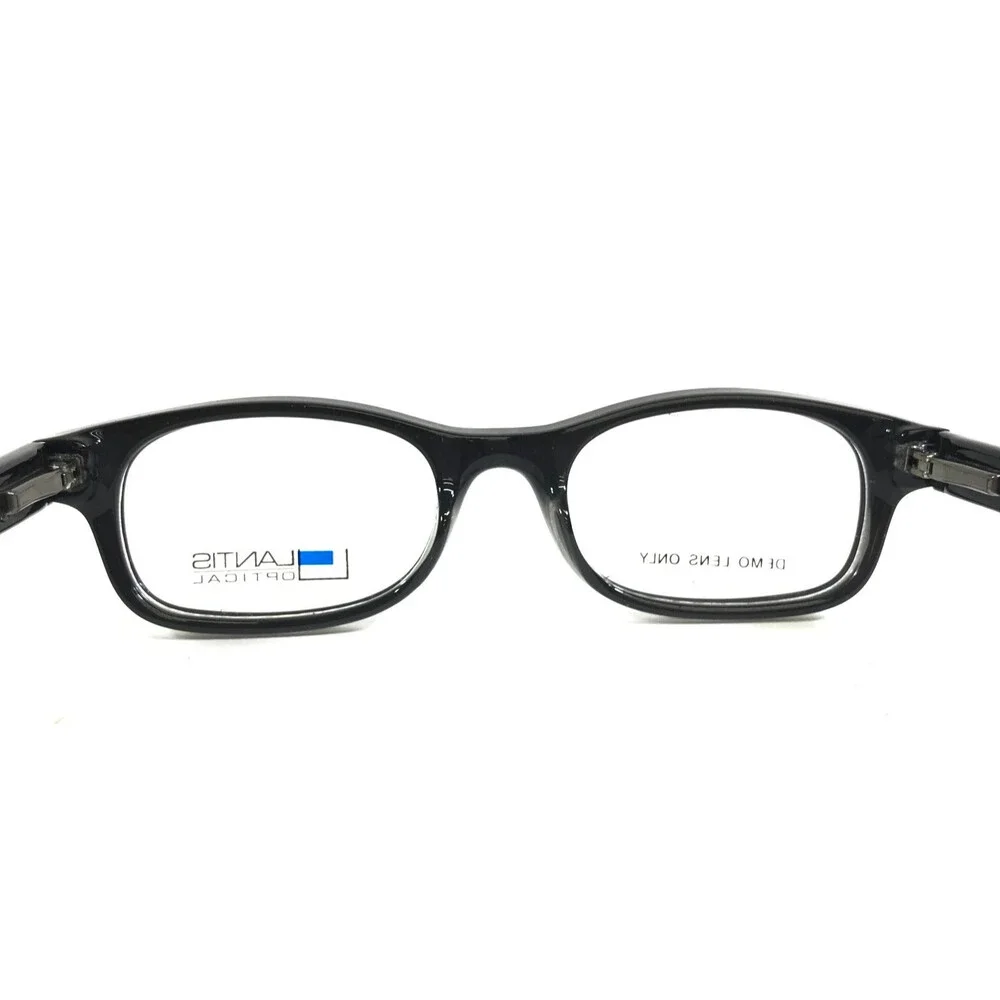 Lantis Optical Eyeglasses Frames CS L8018 BLK Black Rectangle Full Rim 42-16-128